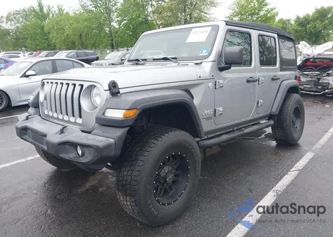 2018 Jeep Wrangler Unlimited Sport S 4X4 из США, поврежденный, VIN 1C4HJXDN1JW145240